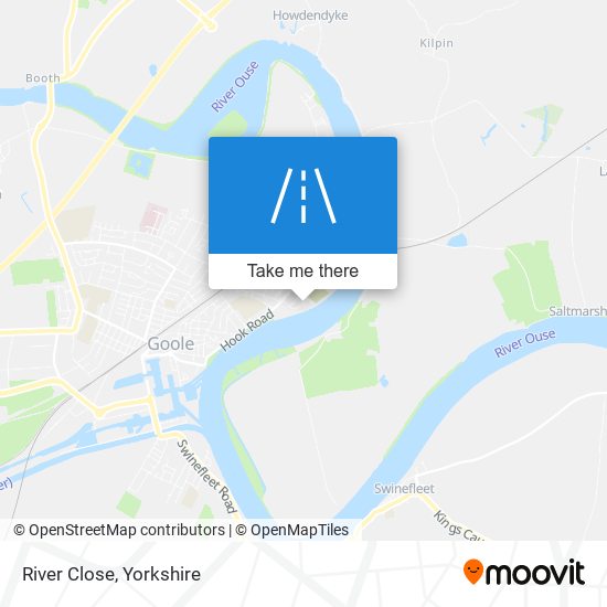 River Close map
