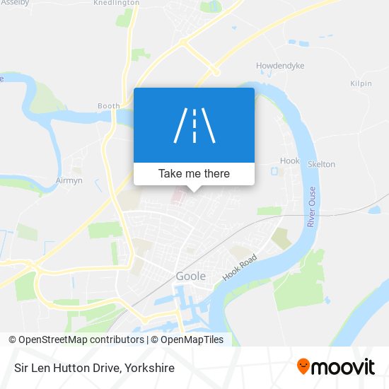 Sir Len Hutton Drive map