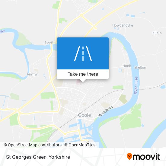 St Georges Green map