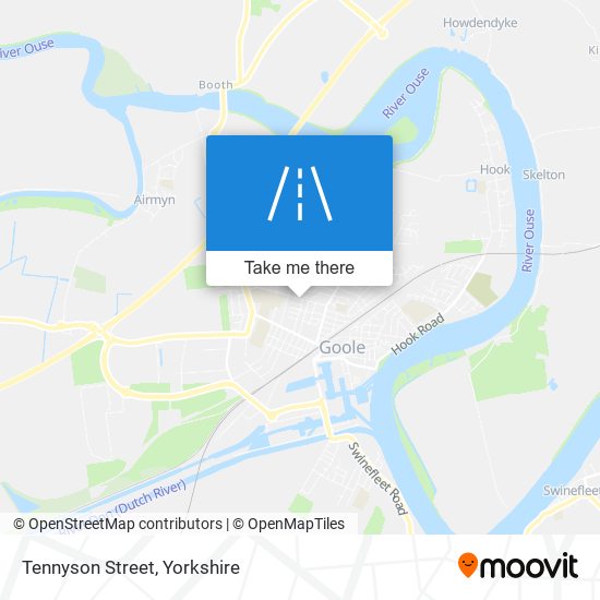 Tennyson Street map