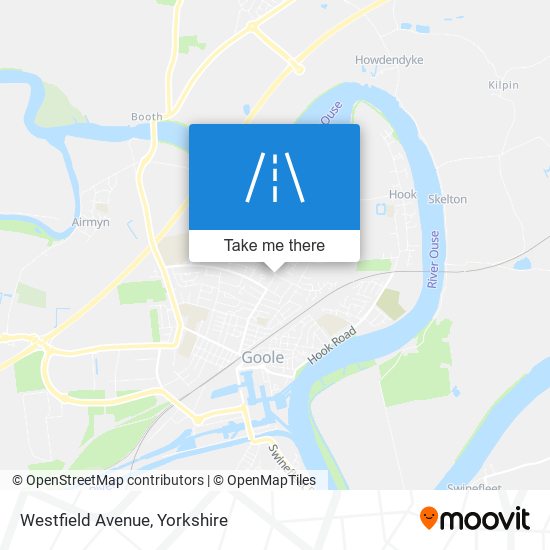 Westfield Avenue map