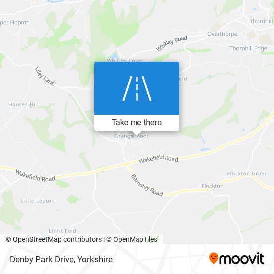 Denby Park Drive map