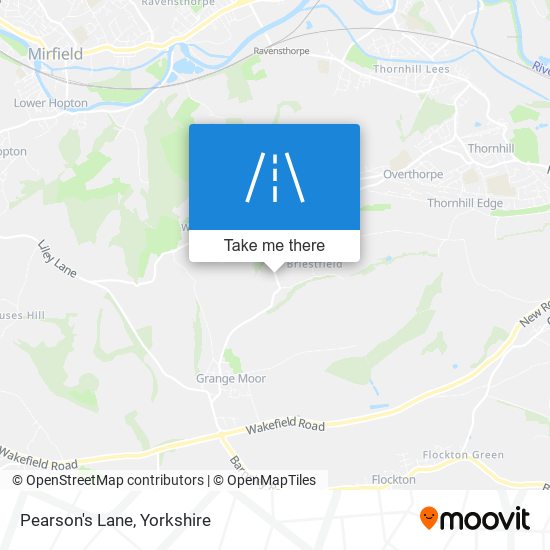 Pearson's Lane map