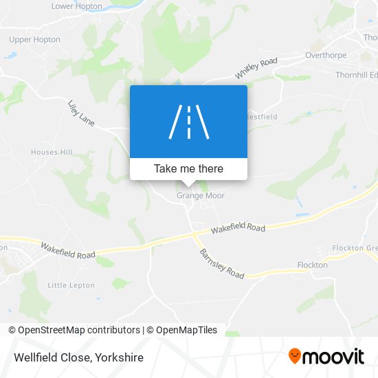 Wellfield Close map