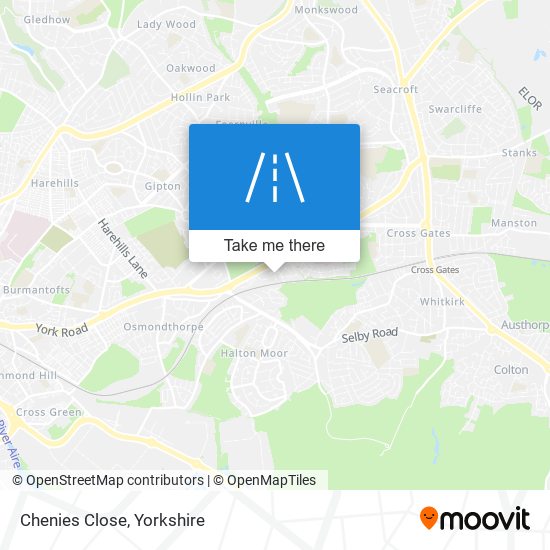 Chenies Close map