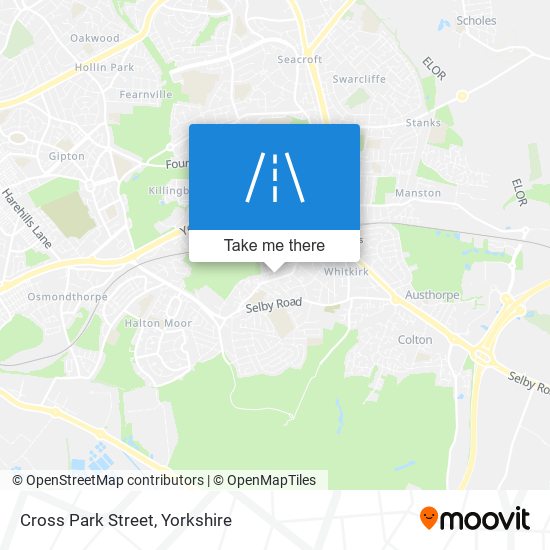 Cross Park Street map