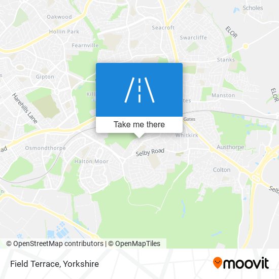 Field Terrace map