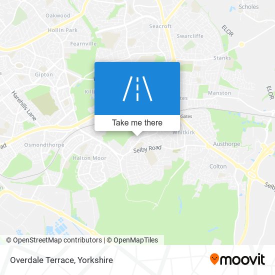 Overdale Terrace map