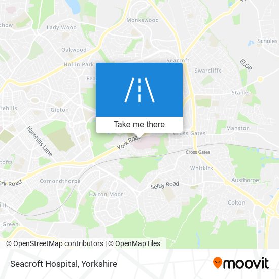 Seacroft Hospital map
