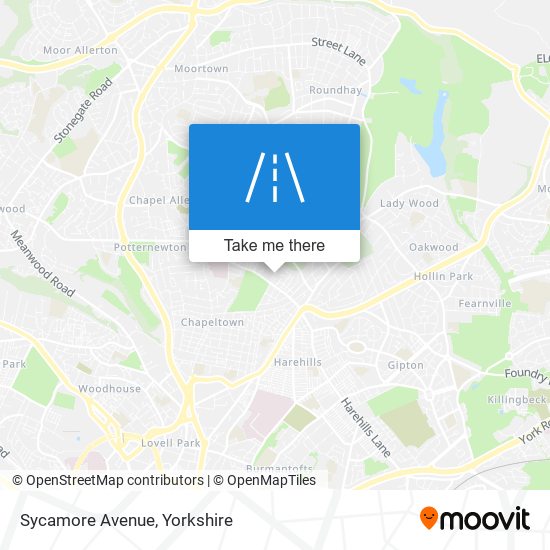 Sycamore Avenue map