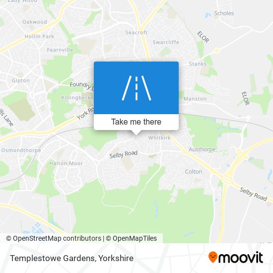 Templestowe Gardens map
