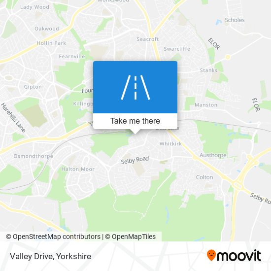 Valley Drive map