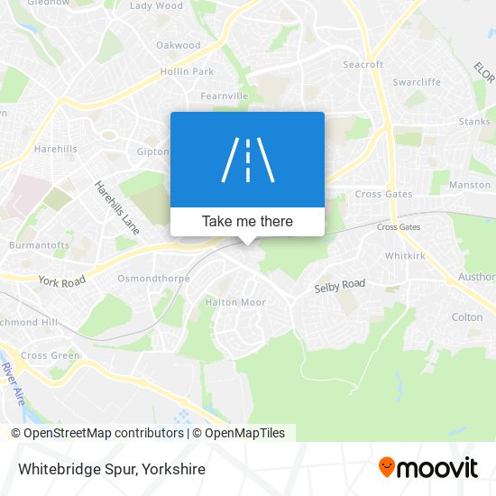 Whitebridge Spur map