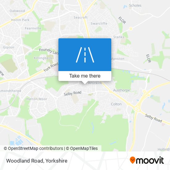 Woodland Road map