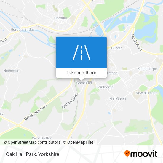 Oak Hall Park map