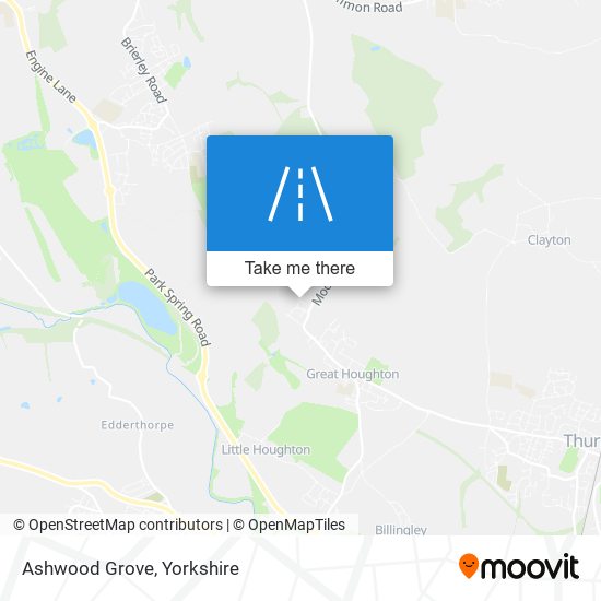 Ashwood Grove map