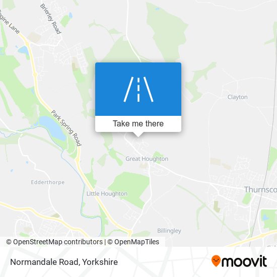 Normandale Road map