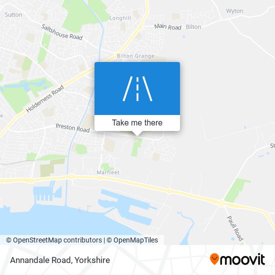 Annandale Road map