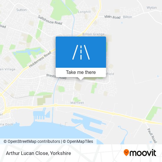 Arthur Lucan Close map