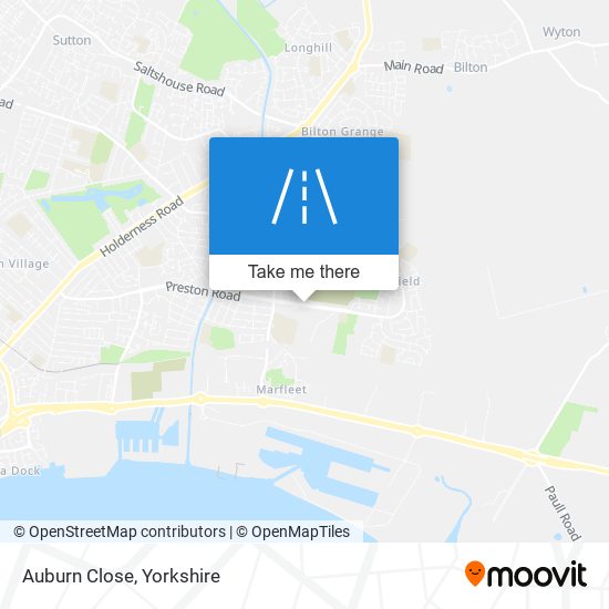 Auburn Close map