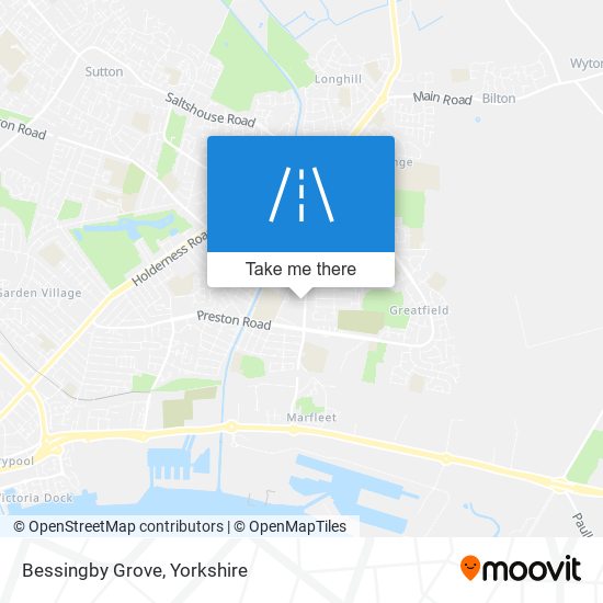 Bessingby Grove map