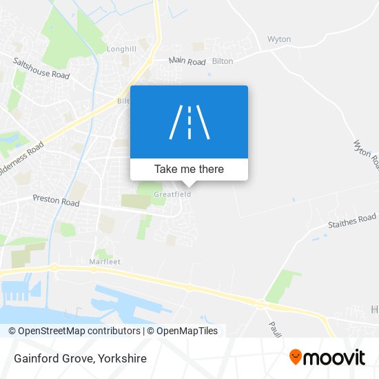 Gainford Grove map