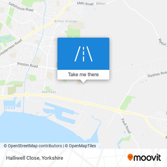Halliwell Close map