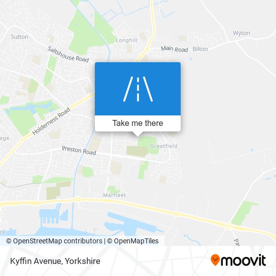 Kyffin Avenue map