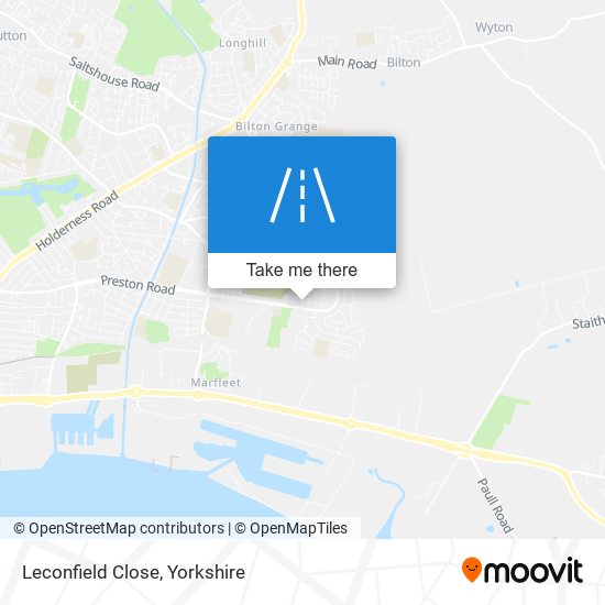 Leconfield Close map