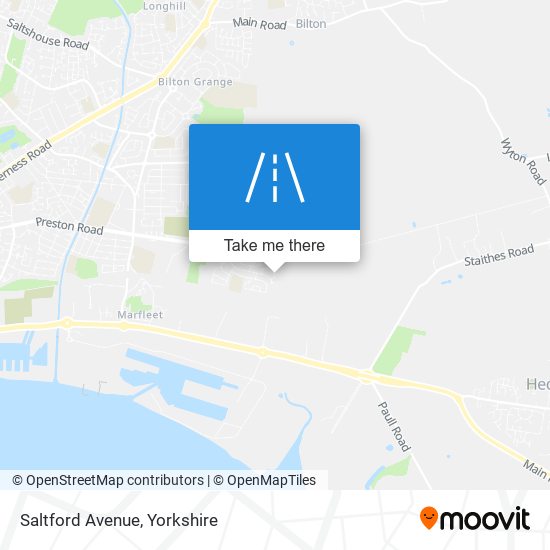 Saltford Avenue map