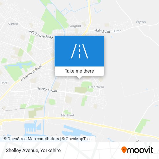 Shelley Avenue map
