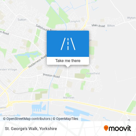 St. George's Walk map