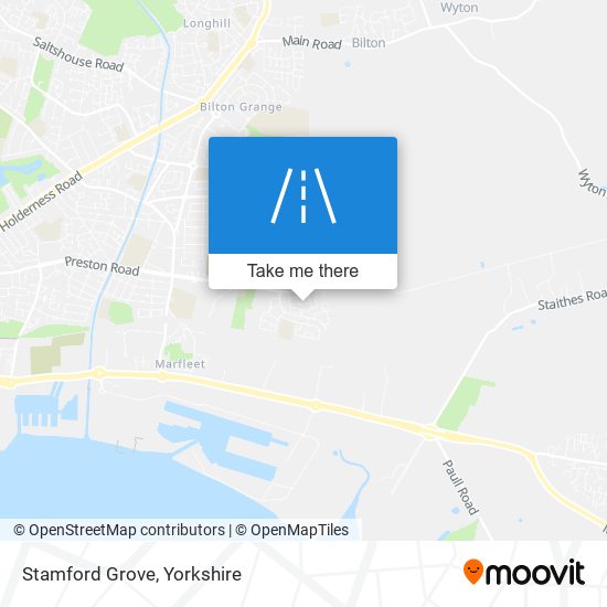 Stamford Grove map