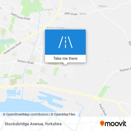 Stocksbridge Avenue map