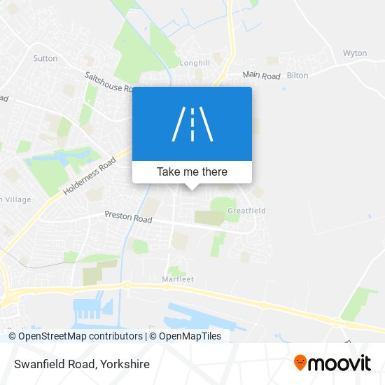Swanfield Road map