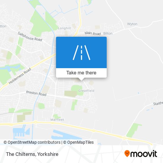 The Chilterns map