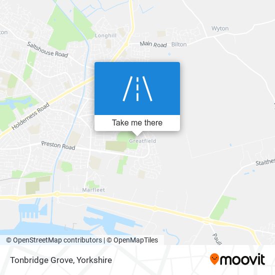 Tonbridge Grove map