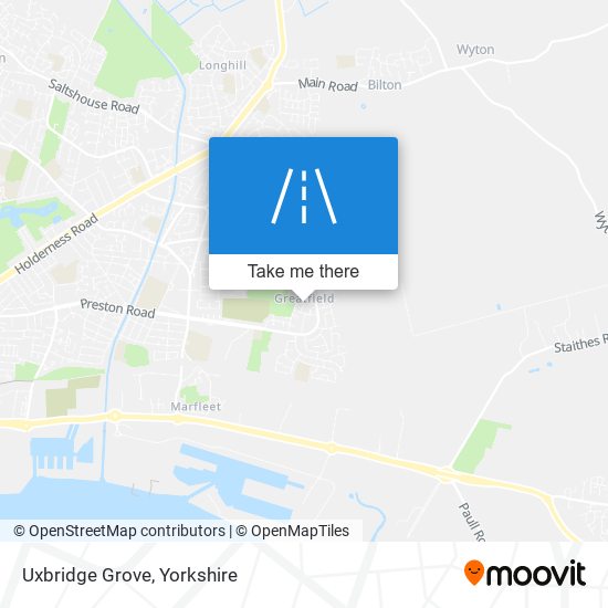 Uxbridge Grove map