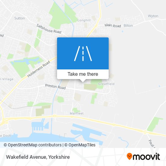 Wakefield Avenue map