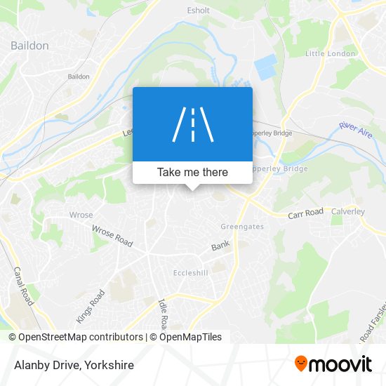 Alanby Drive map