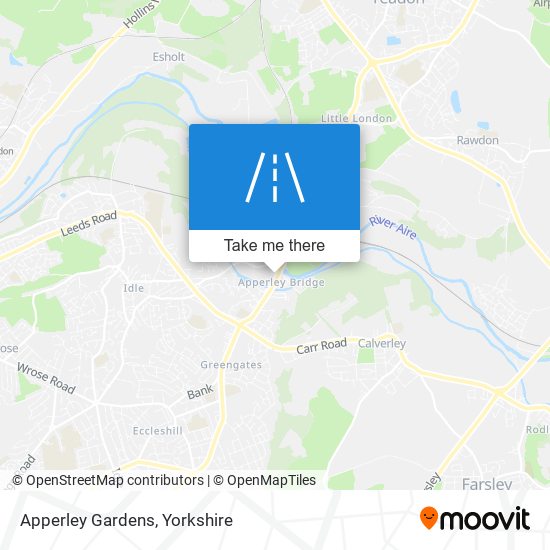 Apperley Gardens map