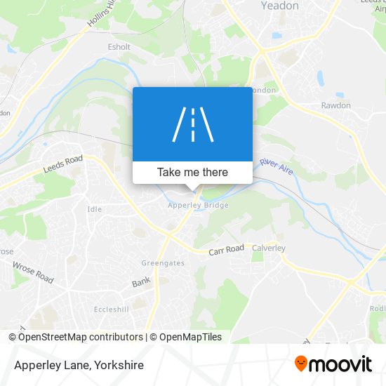 Apperley Lane map