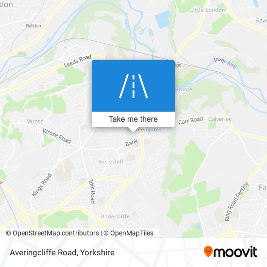 Averingcliffe Road map