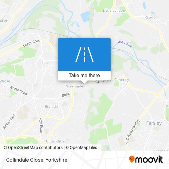 Collindale Close map