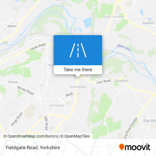 Fieldgate Road map
