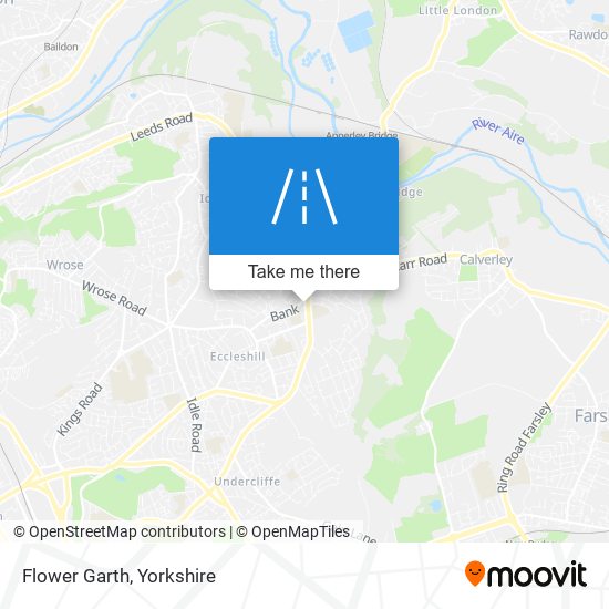 Flower Garth map