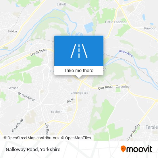 Galloway Road map