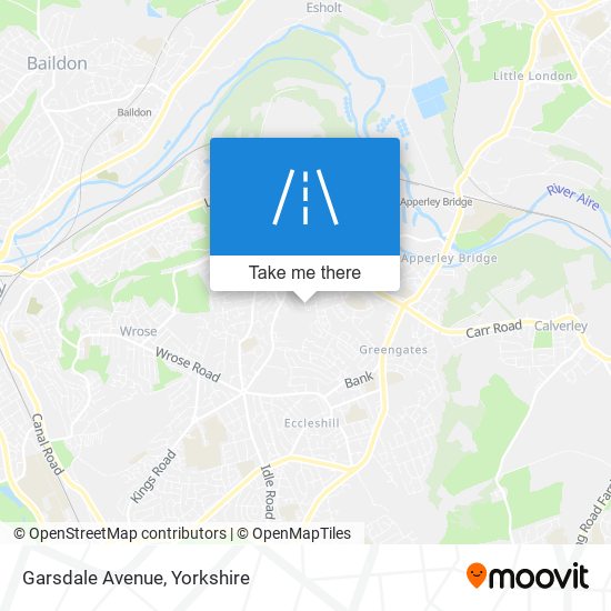 Garsdale Avenue map