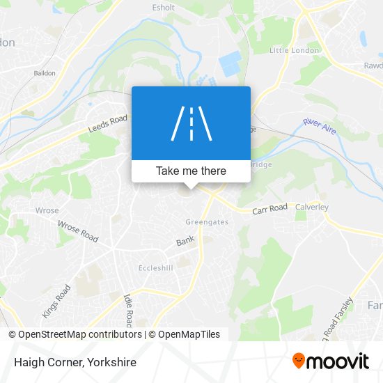 Haigh Corner map