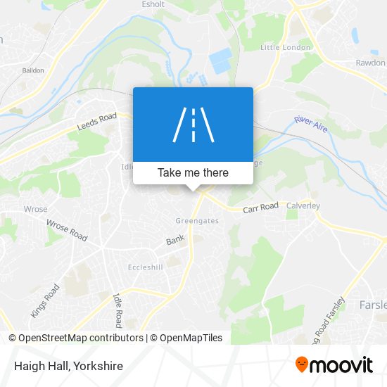 Haigh Hall map